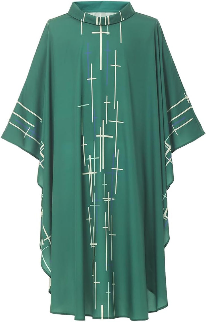 COSDREAMER Herren Damen Priester Pastor Celebrant Chasuble katholische Kirche Vater Masse Vestments