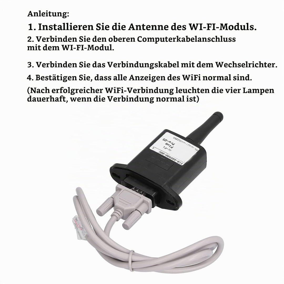 Solar Wechselrichter WiFi WLAN Wechselrichter Easun, VM Plus WLAN Modul Solar Hybrid Wechselrichterm