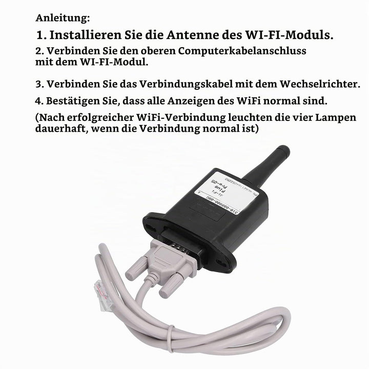 Solar Wechselrichter WiFi WLAN Wechselrichter Easun, VM Plus WLAN Modul Solar Hybrid Wechselrichterm
