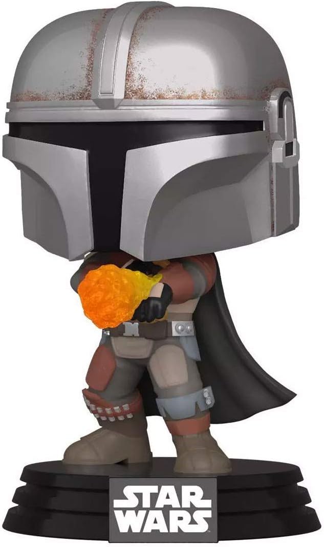 Funko POP! Star Wars: The Mandalorian- The Mandalorian Flame Throwing #355 Exclusive