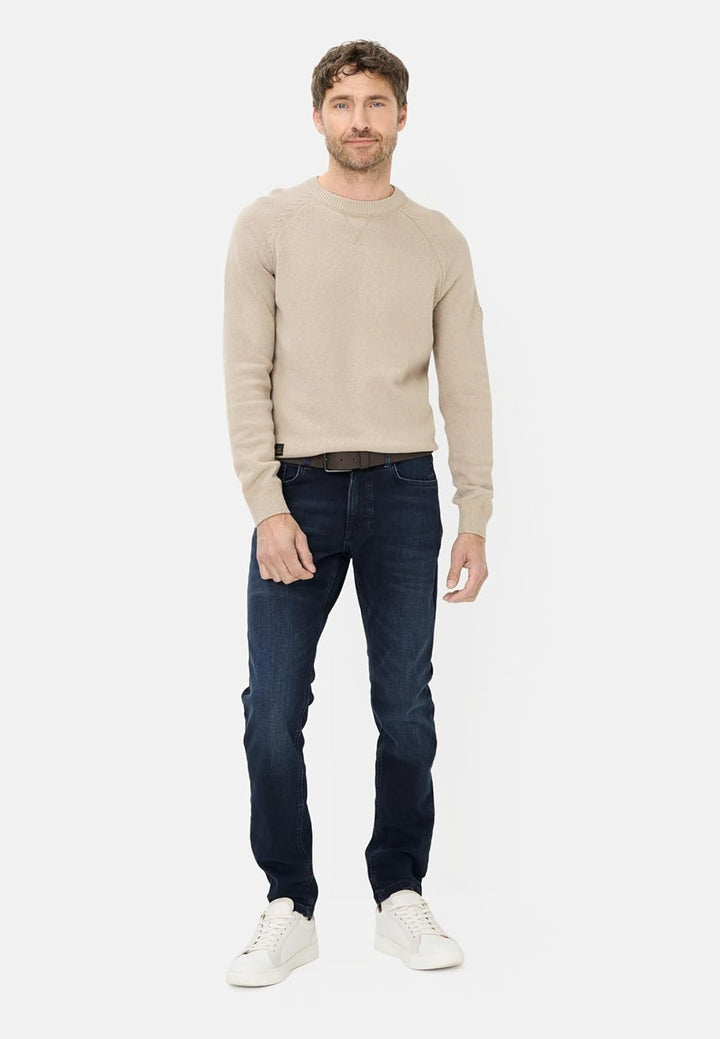 camel active Herren Slim Fit Madison Stretch Jeanshose Hose 29W / 32L Dunkelblau, 29W / 32L Dunkelbl