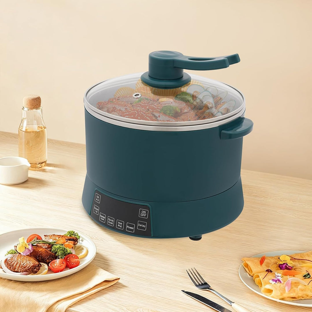 1500W 1000W 600W Low Sugar Reiskocher 4L für 4-6 Personen, mit 304 Edelstahl Innentopf, mit Hotpot F