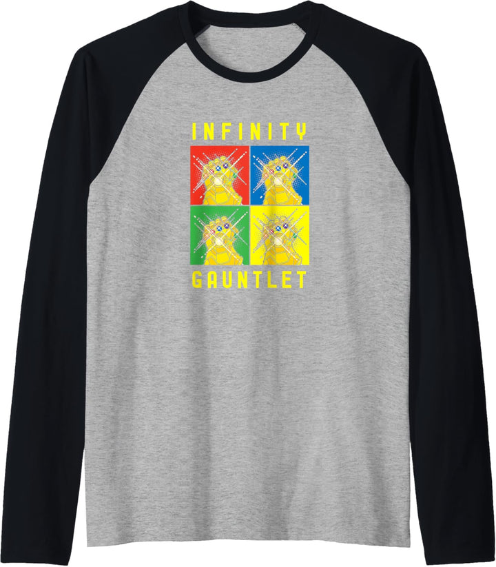 Marvel Avengers Infinity Gauntlet Pop Art Box Up Raglan