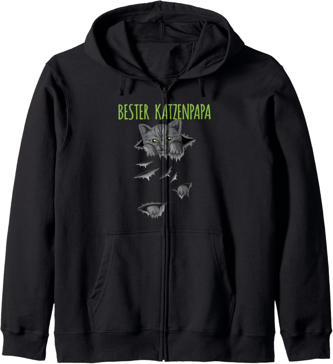 Bester Katzenpapa Katzenbesitzer Haustier Hauskatze Katzen Kapuzenjacke