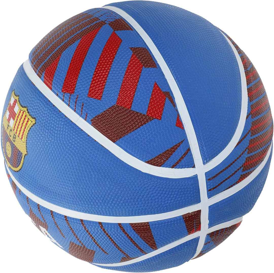 ColorBaby FC Barcelona Basketball T7, Durchmesser 24 cm, offizielles Design mit Wappen, rutschfestes