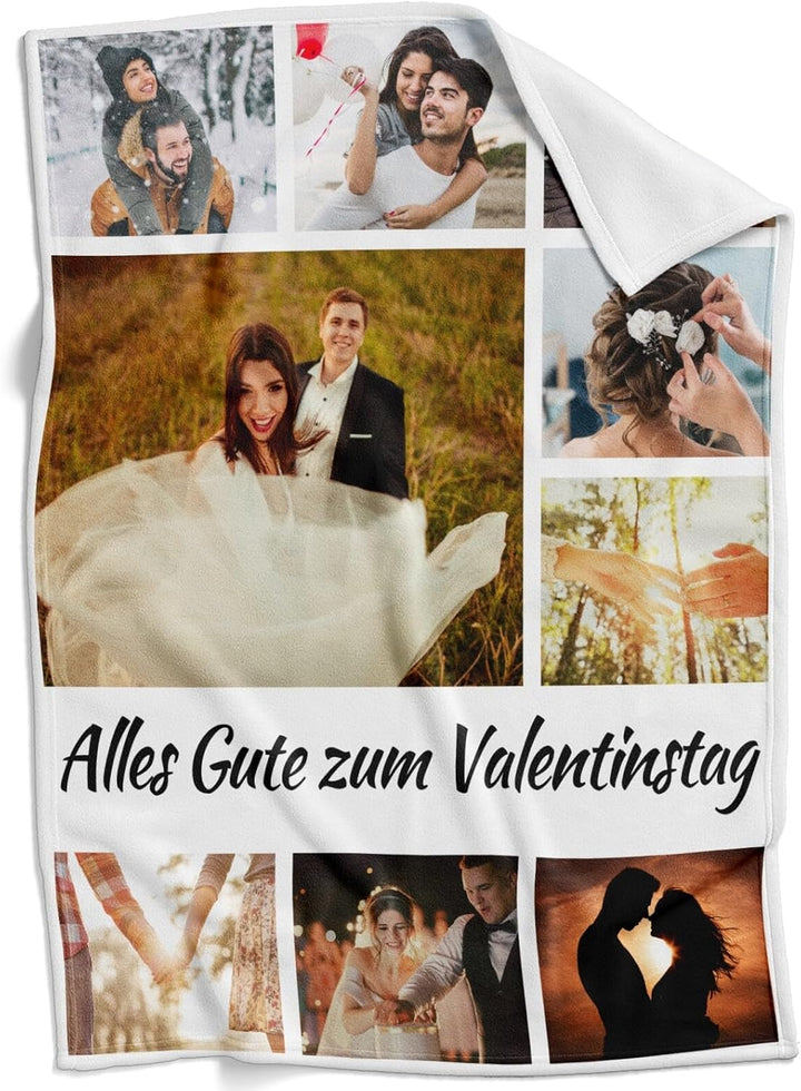 LNM Personalisierte Decke mit Foto, Personalisierte Decken, Personalisierte Kuscheldecke, Personalis