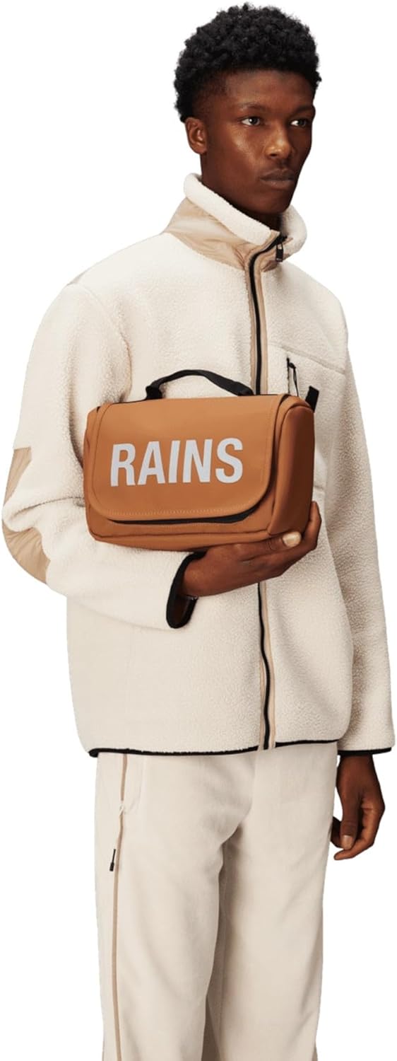 RAINS Beauty Texel Wash Bag, Rost, zeitgemäss, Rost