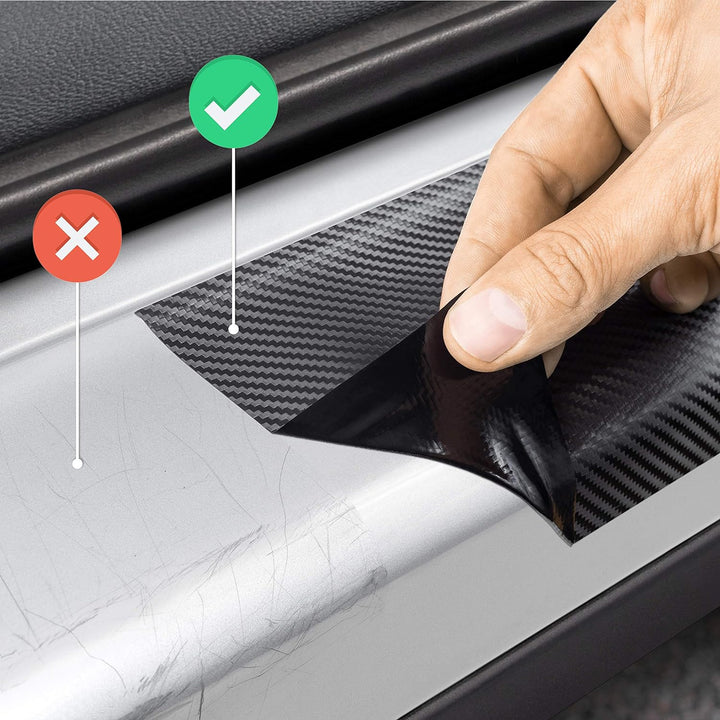 Luxshield Auto Einstiegsleisten Schutz für BMW 3er Touring 6 (VI) F31 I 2012-2019 - Schutzfolie Auto
