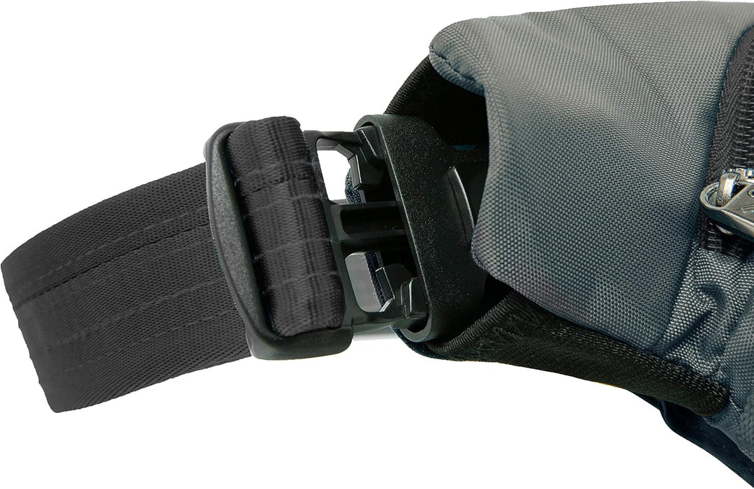Travelon Anti-Diebstahl Active Waist Mehrzweck-Rucksack, anthrazit (Schwarz) - 43127 530 9.5 x 6 x 2