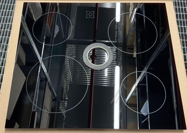 ensipart Ersatzglas für Kochfeld in Einbauherd Glaskeramikplatte kompatibel wie Amica 9053650