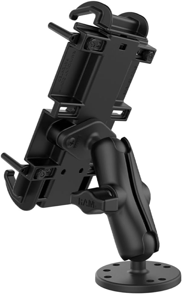 Ram Mounts UNPKD RAM Quick-Grip XL UNIVERSAL Holder W/Round, W126108971 (UNIVERSAL Holder W/Round MO