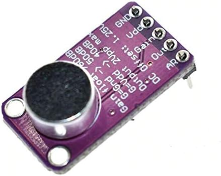 5 Stück MAX9814 Mikrofonverstärkerplatinenmodul Auto Gain Control AGC Elektret