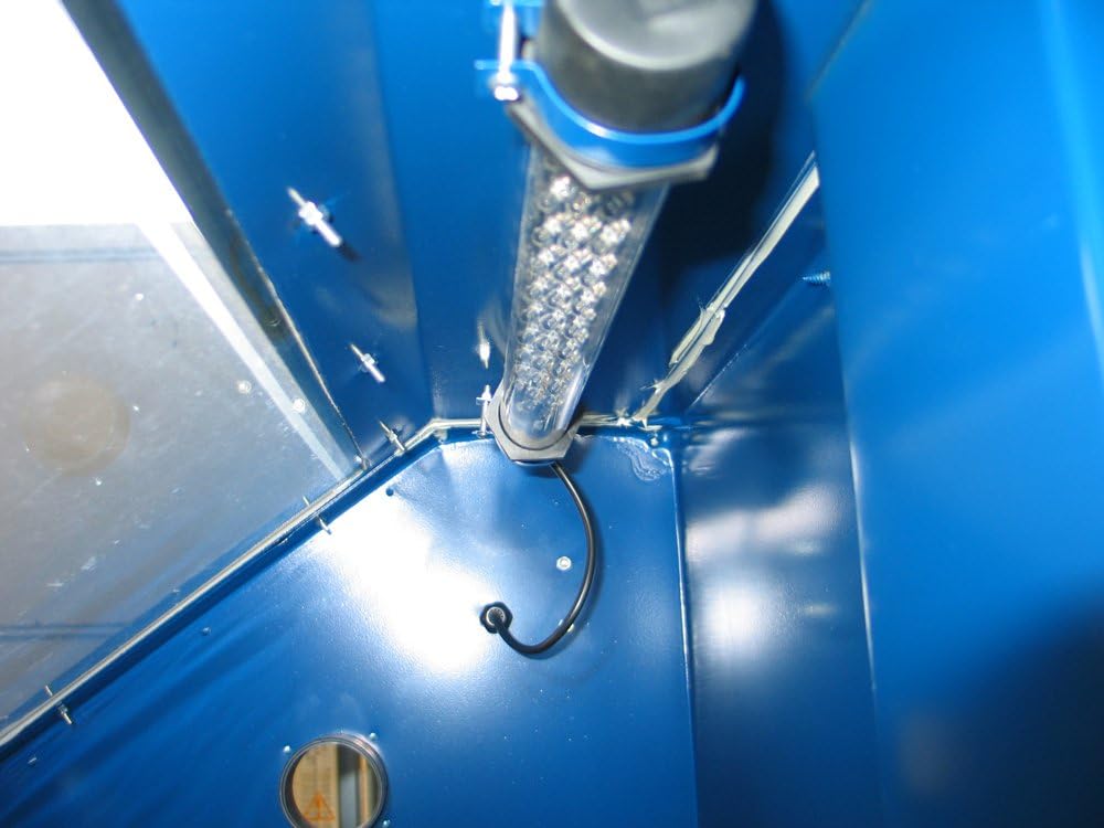 Sandstrahlkabine 110 Liter inkl. LED-Beleuchtung Sandstrahler Sandstrahlgerät sand blaster