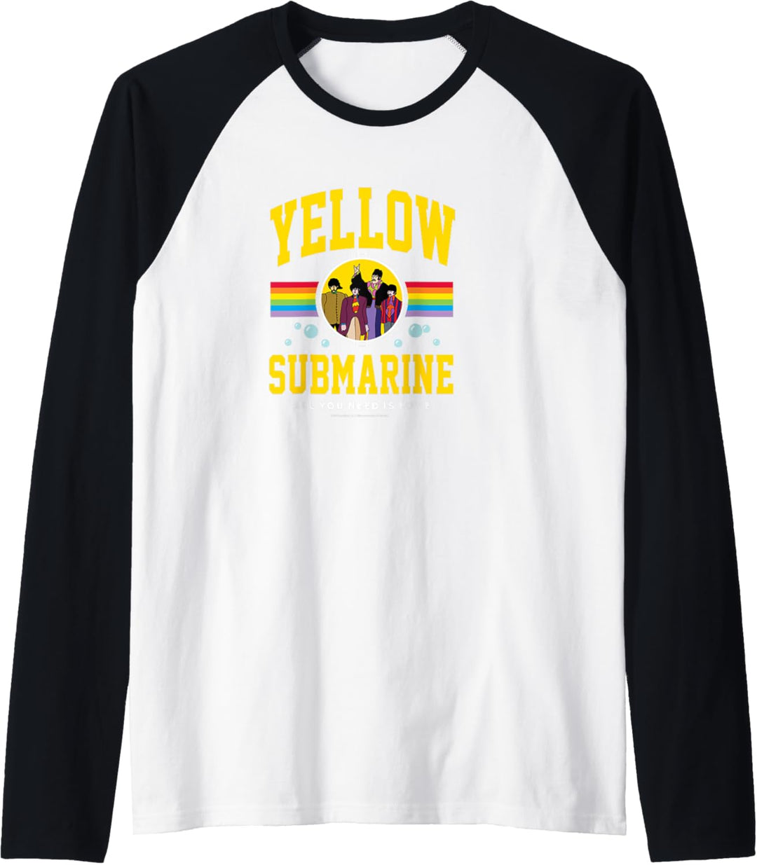 Die Beatles - Yellow Submarine Alles was du brauchst ist Liebe Raglan