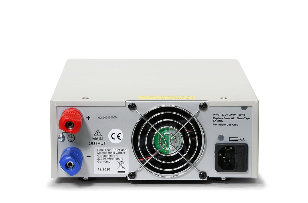 PeakTech Digtial Labornetzteil - Labornetzgerät 0-30V / 0-30A DC, stabilisiert, 1 Stück, P 6160 Sing