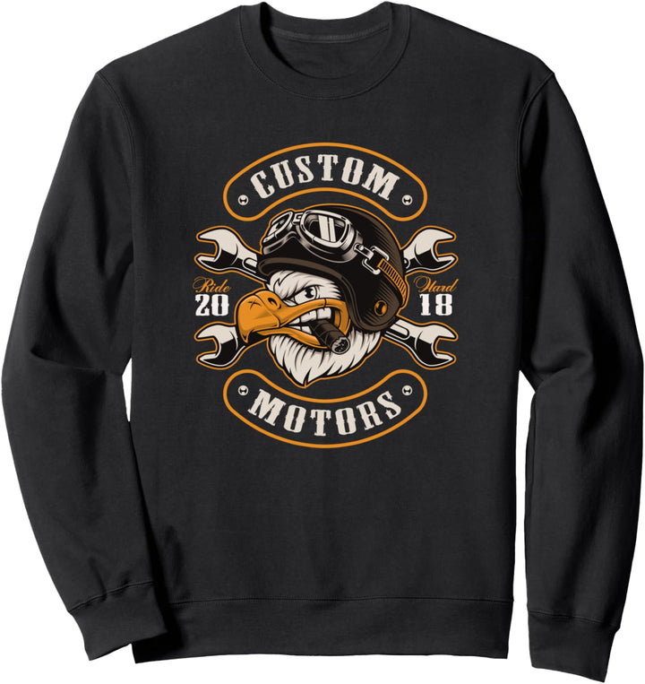 Old School Retro Vintage Hot Rod Custom Motors Adler Sweatshirt