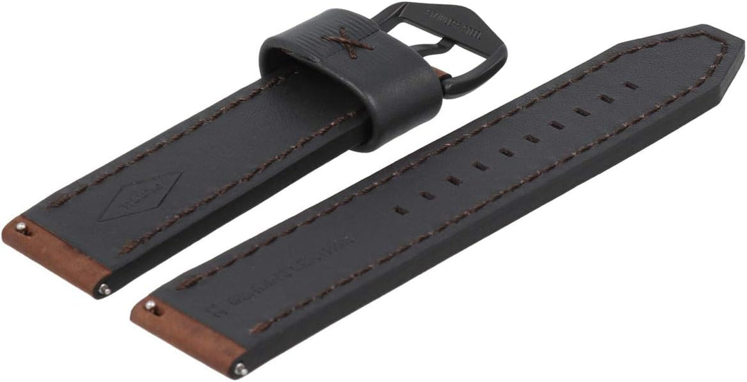 Fossil Uhrenarmband 22 mm Leder Braun FS-4656 | LB-FS4656, Gurt, Gurt