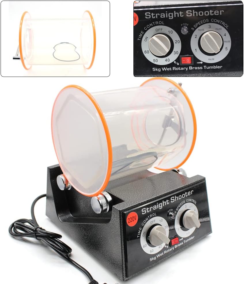 Jewelry Rotary Tumbler Polisher, 150w Schmuck Poliermaschine KugelmüHle, Poliertrommel Aus ZäHem Pol