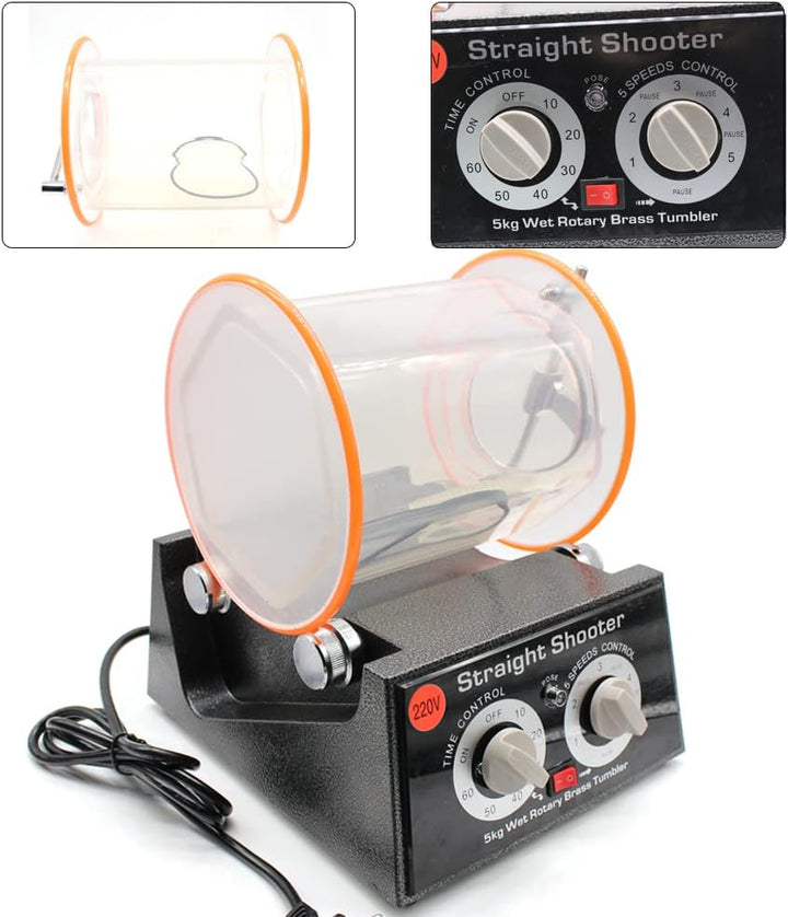 Jewelry Rotary Tumbler Polisher, 150w Schmuck Poliermaschine KugelmüHle, Poliertrommel Aus ZäHem Pol
