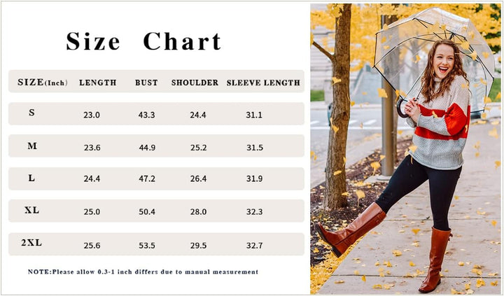 Saodimallsu Damen Pullover Rollkragen Oversized Fledermaus Langarm Sweatshirt Lose Grobstrick Casual