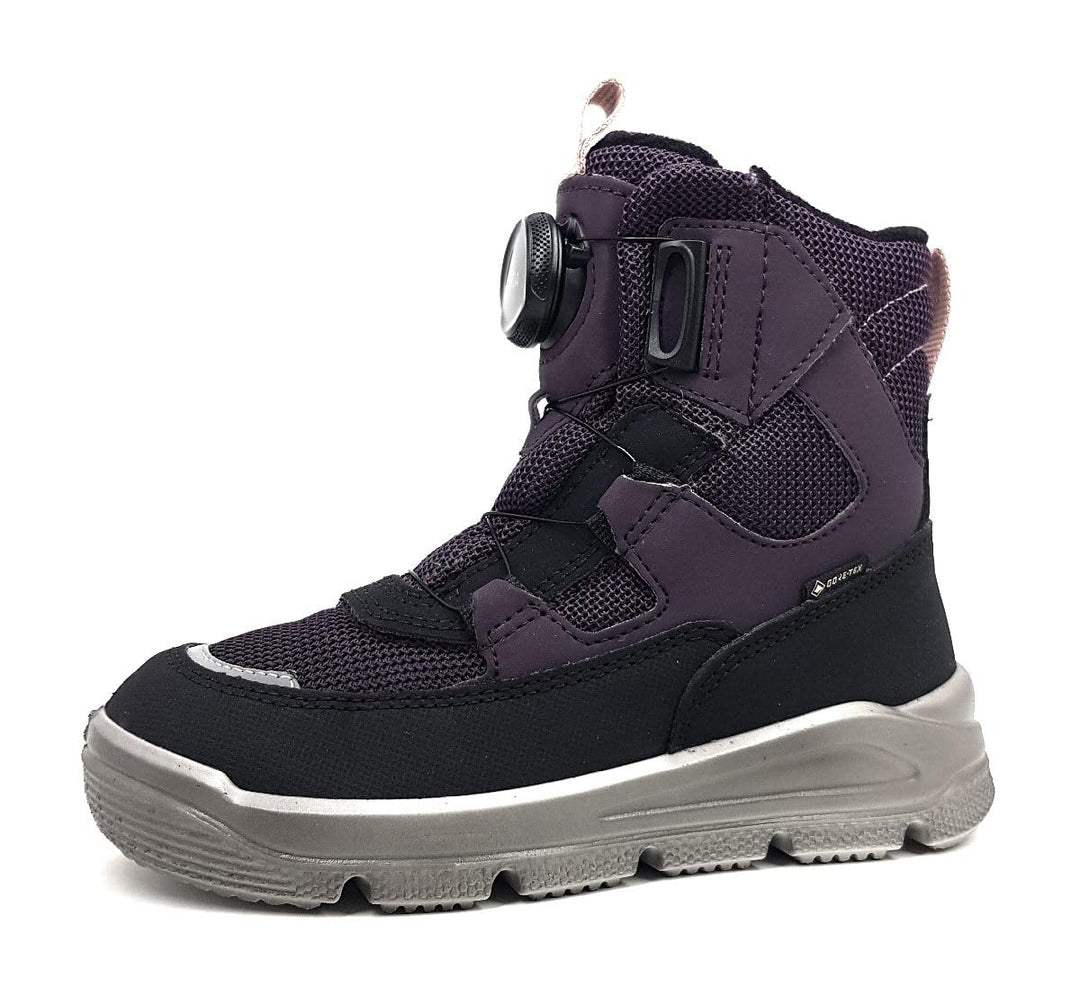 Superfit Mädchen Mars Warm Gefütterte Gore-tex Schneestiefel 28 EU Schwarz Lila 0060, 28 EU Schwarz
