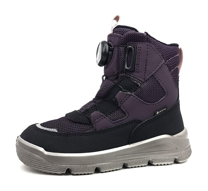 Superfit Mädchen Mars Warm Gefütterte Gore-tex Schneestiefel 28 EU Schwarz Lila 0060, 28 EU Schwarz