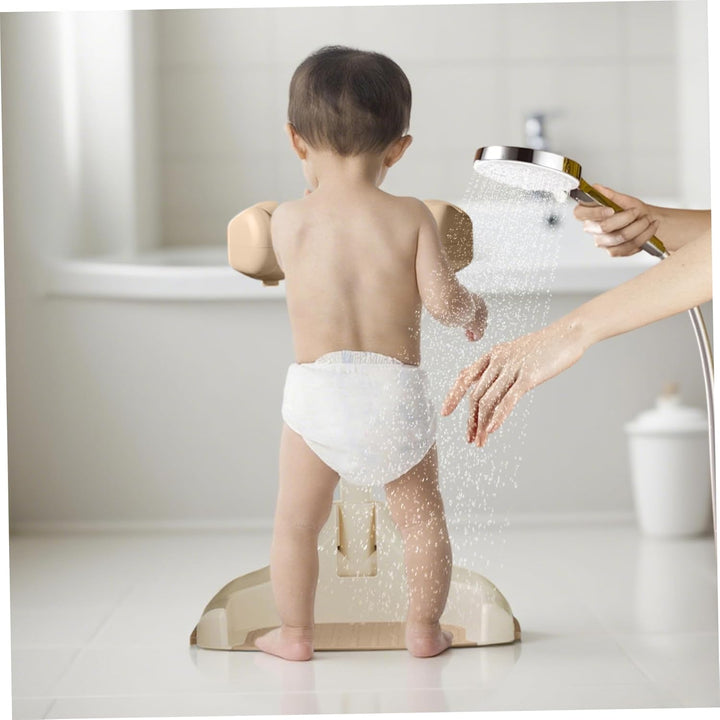Babypartyständer, einstellbare Höhe und Nicht -Slip -Babybadunterstützung mit Sicherheitsschloss, fa