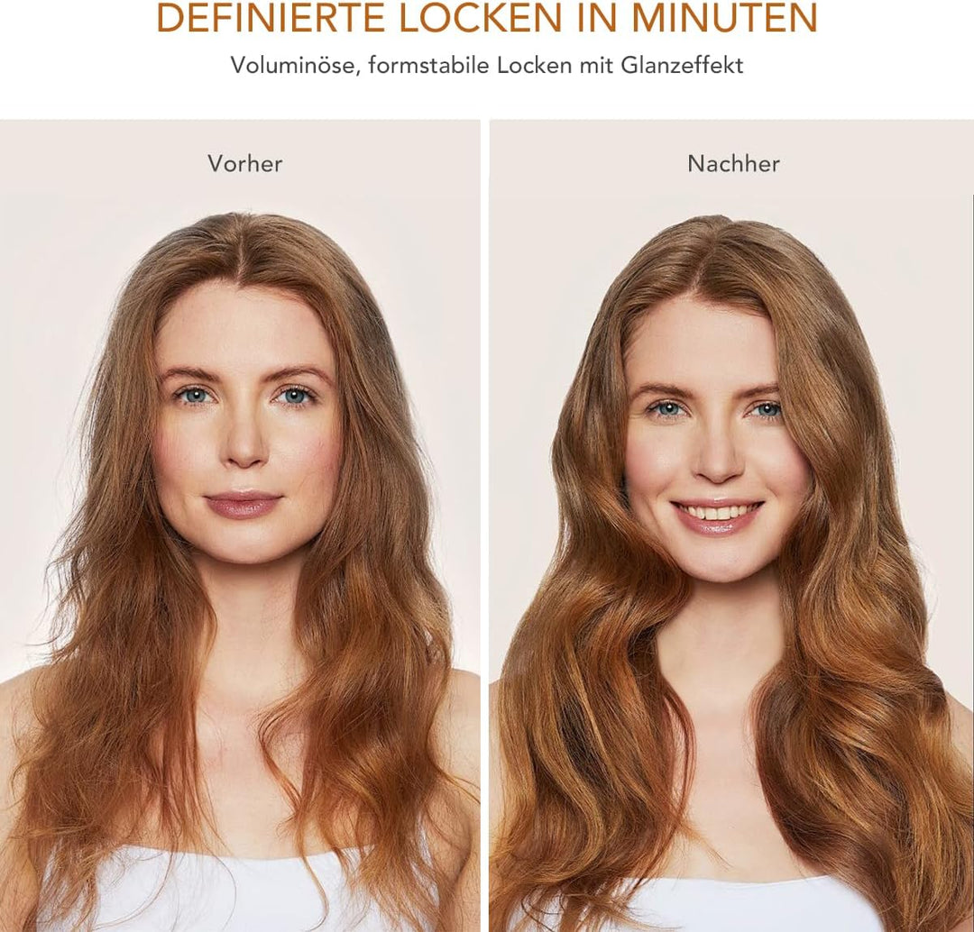 Grosse runde Volumenbürste-Aufsatz für Dyson Airwrap, Mit langen, feinen Borsten, um dem Haar Form u