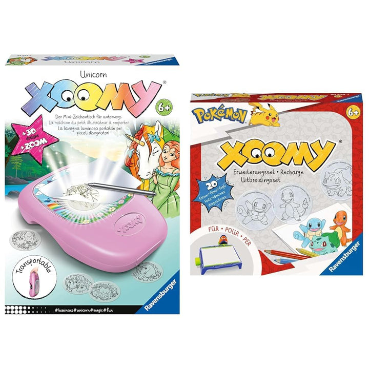Ravensburger Xoomy Midi Unicorn 23534 - Zauberhafte Einhörner zeichnen Lernen & Xoomy Erweiterungsse