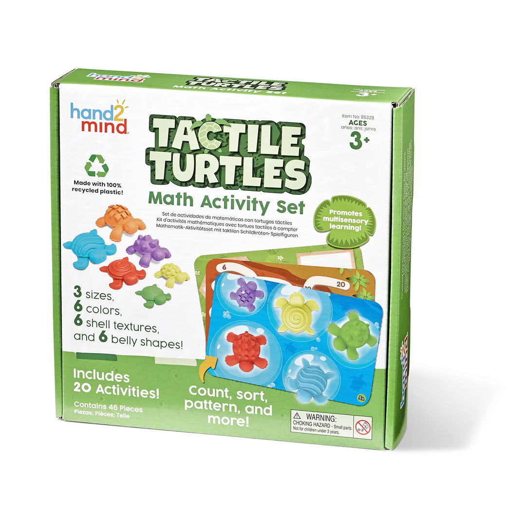 Learning Resources Mathe-Aktivitätsset Taktile Schildkröten, Zahlen lernen für Kleinkinder, Mathe-Zä