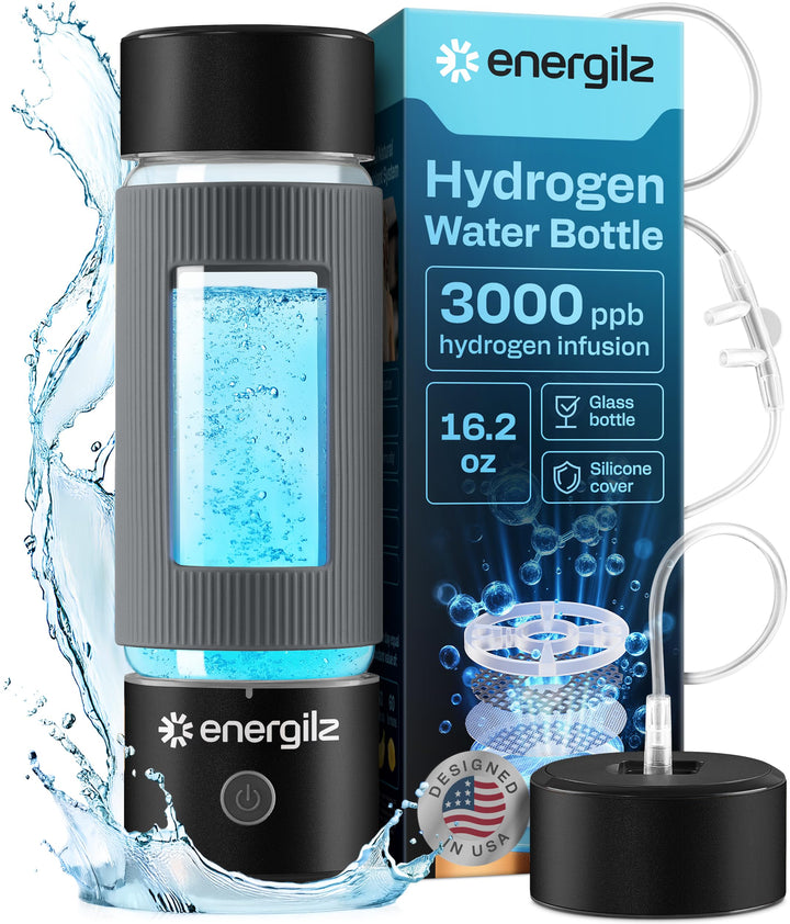 Wasserstoff-Wasserflasche, gross, 480 ml, Wasserstoff-Wasserflaschengenerator, 3000 ppb, Hydrogenato