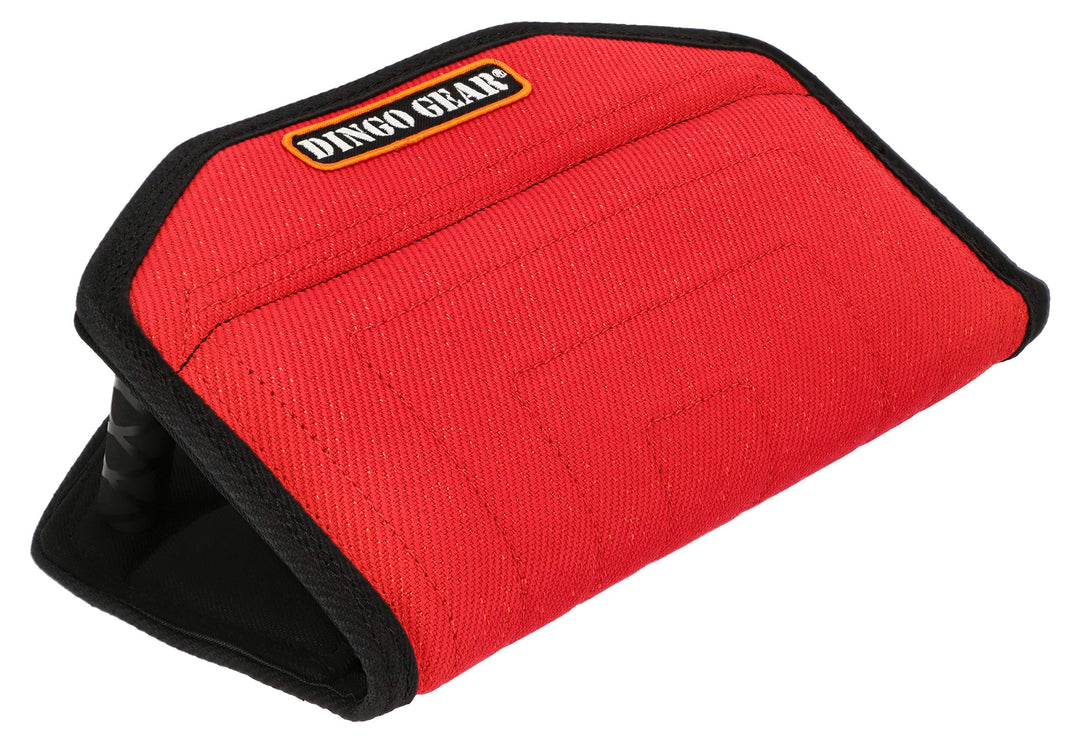 Dingo Gear Beisskissen Keilform Gizmo aus Baumwolle-Nylon Rot Ausbildung IGP IPO K9 S00517 Baumwolle