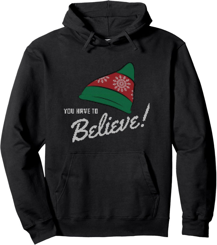 Belive Elf Hässliche Weihnachten Pullover Hoodie