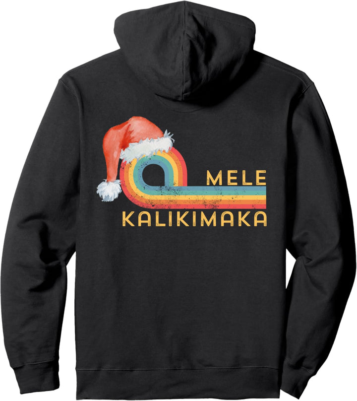 Mele Kalikimaka Frohe Weihnachten Hawaii Hawaiihemd Herren Pullover Hoodie