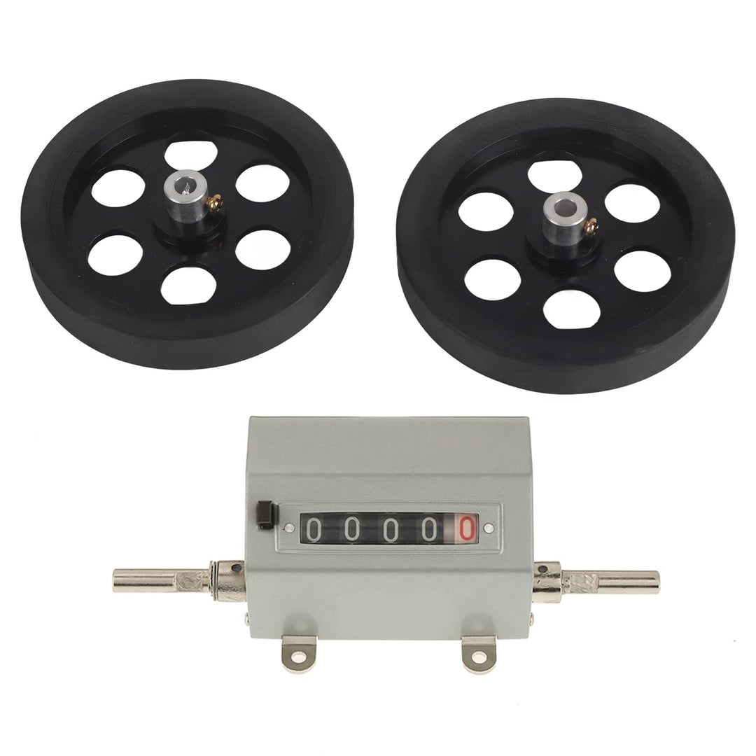 Zähler Rolling Wheel Digits 0-9999.9 Längenzähler Messlänge, max. Geschwindigkeit 350 U/min Grau Res