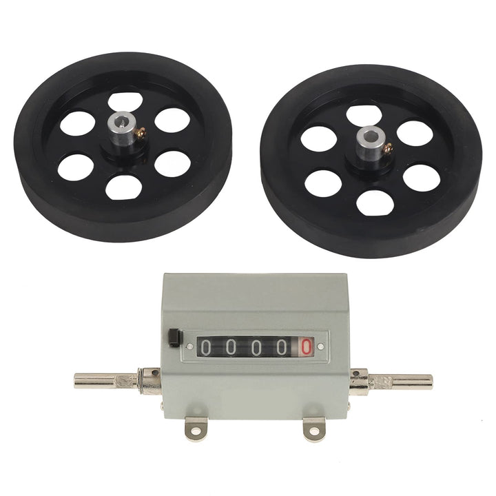 Zähler Rolling Wheel Digits 0-9999.9 Längenzähler Messlänge, max. Geschwindigkeit 350 U/min Grau Res