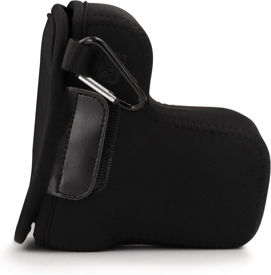 MegaGear Panasonic Lumix DC-GX9 (12-60mm) Ultraleichte Kameratasche aus Neopren - Schwarz, Schwarz