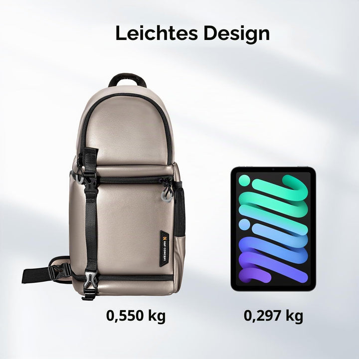 K&amp;F CONCEPT Kamera-Umhängetasche, Wasserdichte Kameratasche, Fotografie tägliche Reise Camera Bag,Ta
