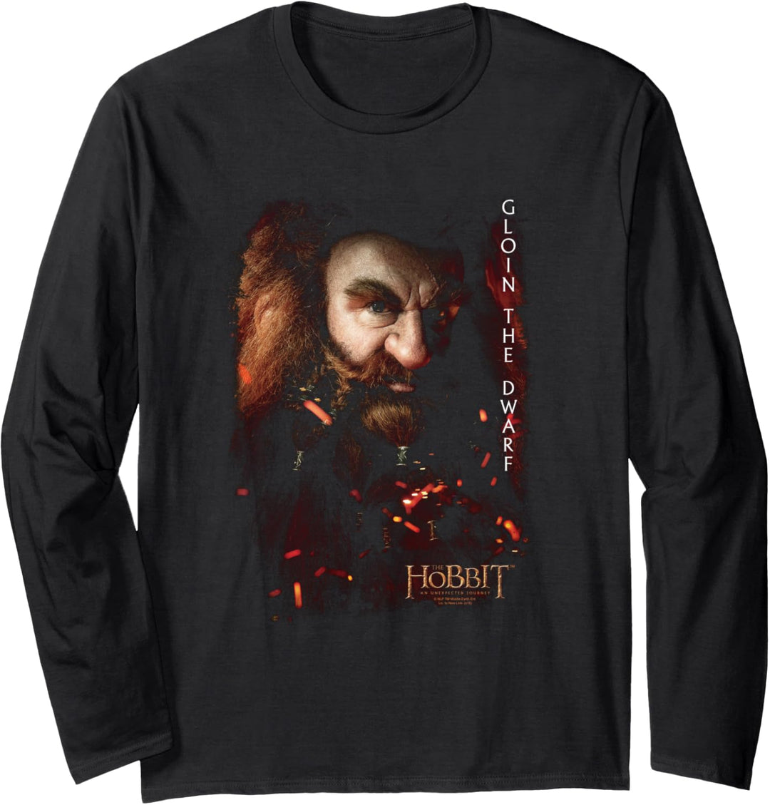 Hobbit Gloin Poster Langarmshirt