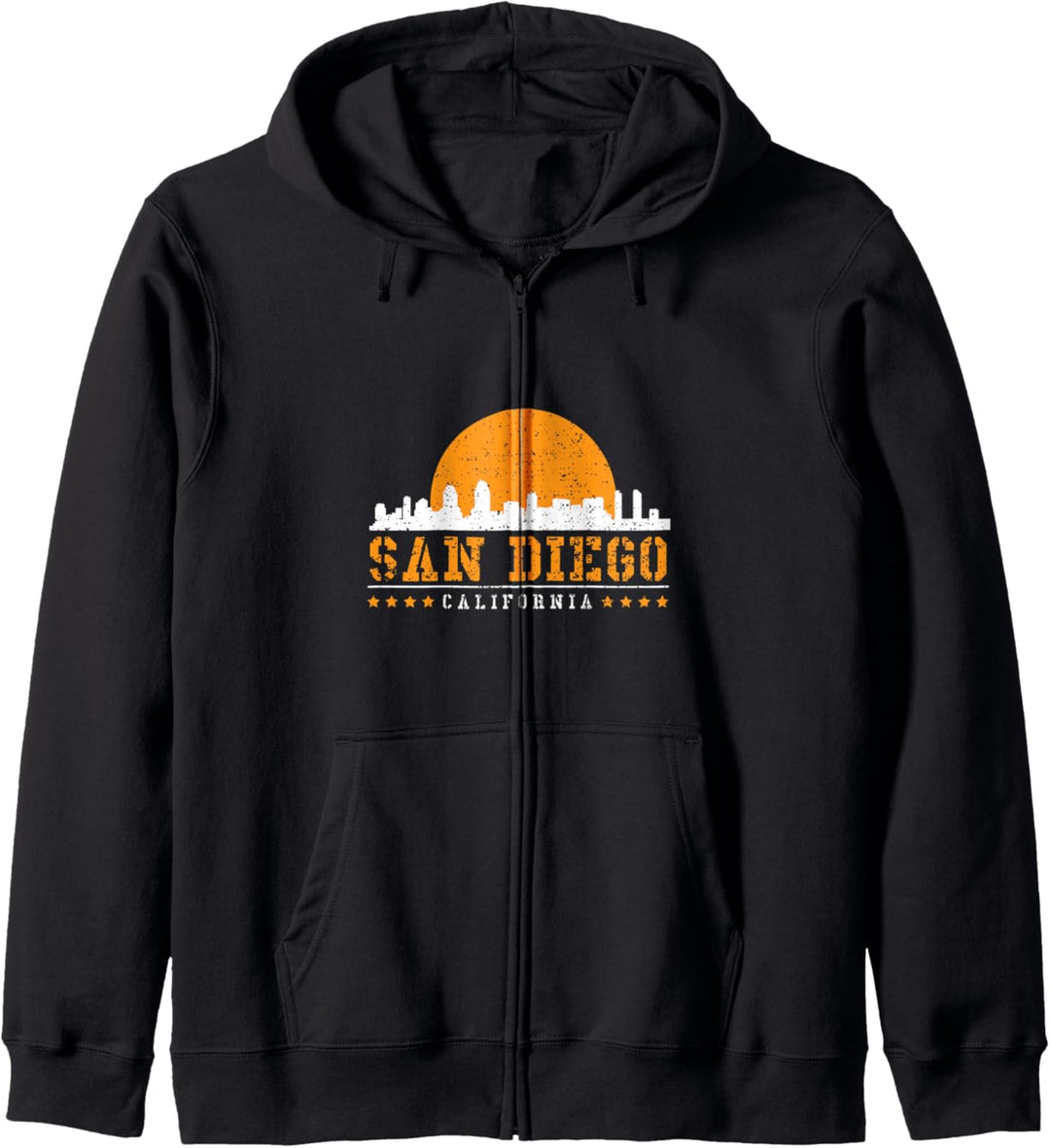 San Diego: San Diego California - Kalifornien Sprüche Kapuzenjacke