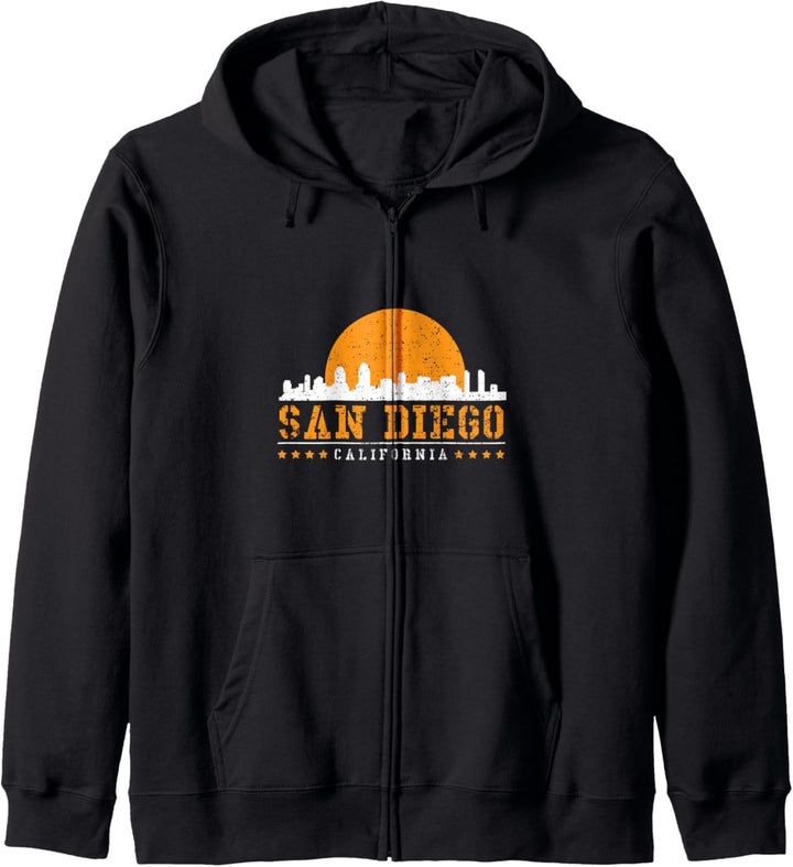 San Diego: San Diego California - Kalifornien Sprüche Kapuzenjacke