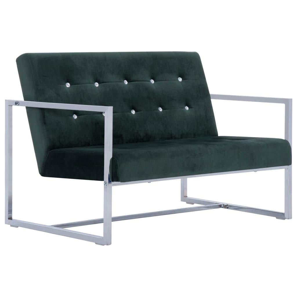 Tidyard 2-Sitzer-Sofa mit Armlehnen Sessel Loungesofa Wohnzimmersofa Sofagarnitur Couchgarnitur Holz