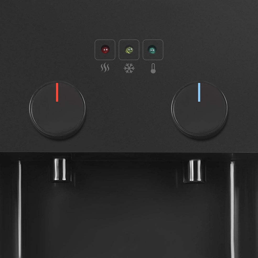 DAOHHFO Elektrischer Wasserspender Elektrischer Warm- und Kaltwasserspender für den Haushalt 550W 22