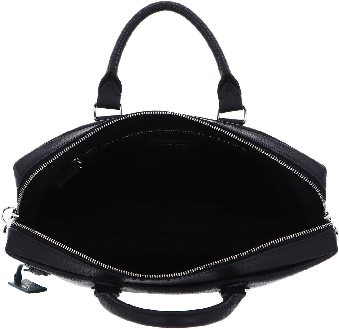 COCCINELLE Man Soft Man Briefcase Grained Leather Noir