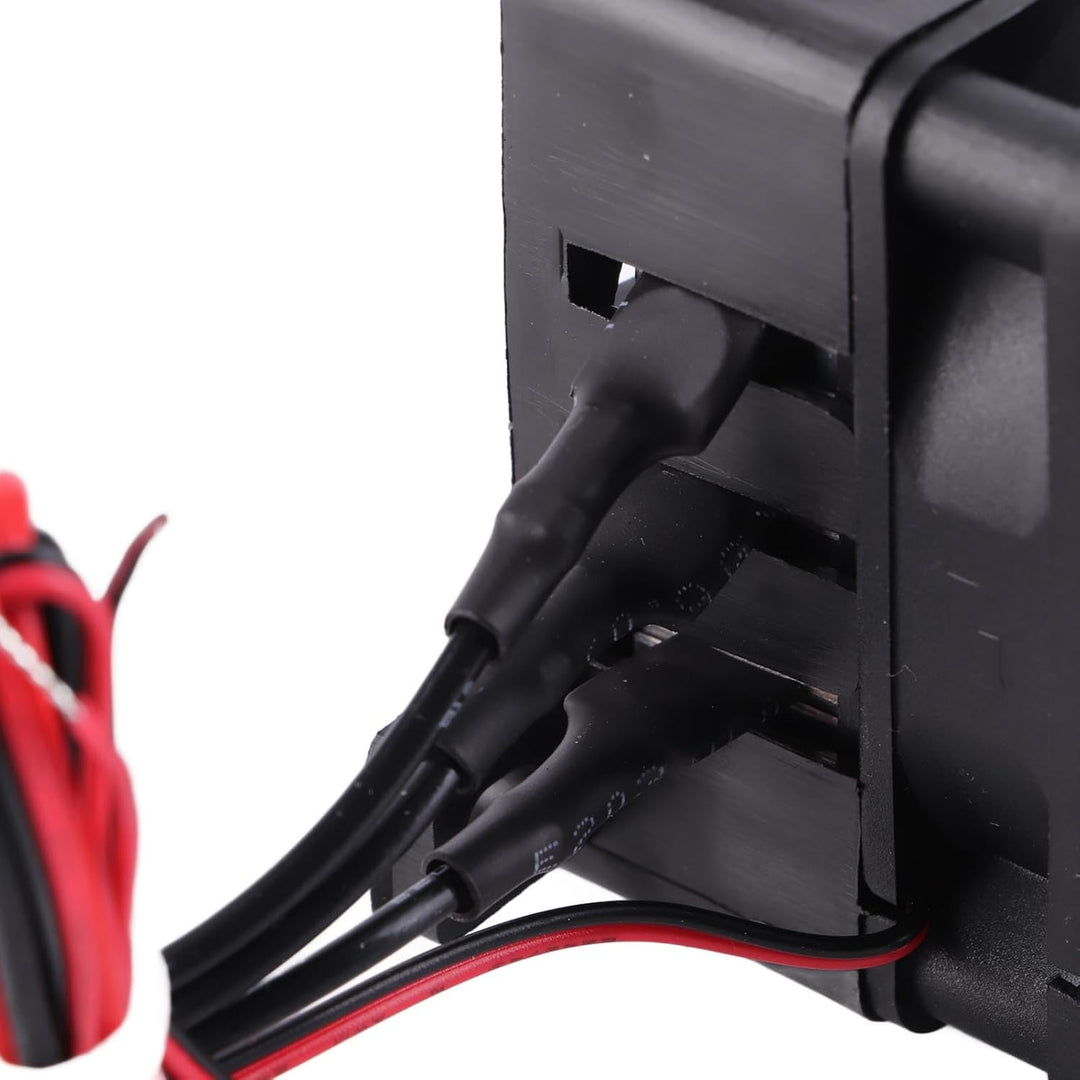 100W 12V PTC Luftheizung, Mini Tragbare Keramik-Heizlüfter mit Thermostat-Funktion, Energiesparendes