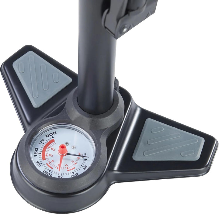 DANSI Standluftpumpe, Verschiedene Modelle, mit Adaptern, passend für alle gängigen Ventile, mit Man