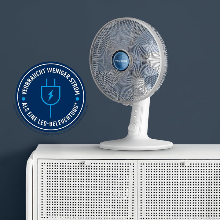 Rowenta VU2730 Turbo Silence Extreme+ Tischventilator | sehr leise und leistungsstark | 4 Geschwindi