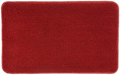 Kleine Wolke 5405453360 Badteppich Relax 60 x 100 cm Rubin, 60 x 100 cm Rubin