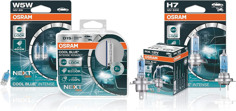 Osram Cool Blue Intense NextGen Halogen Birn - HIR2 - 12V/55W - 1 Stück HIR2 Faltschachtel, HIR2 Fal