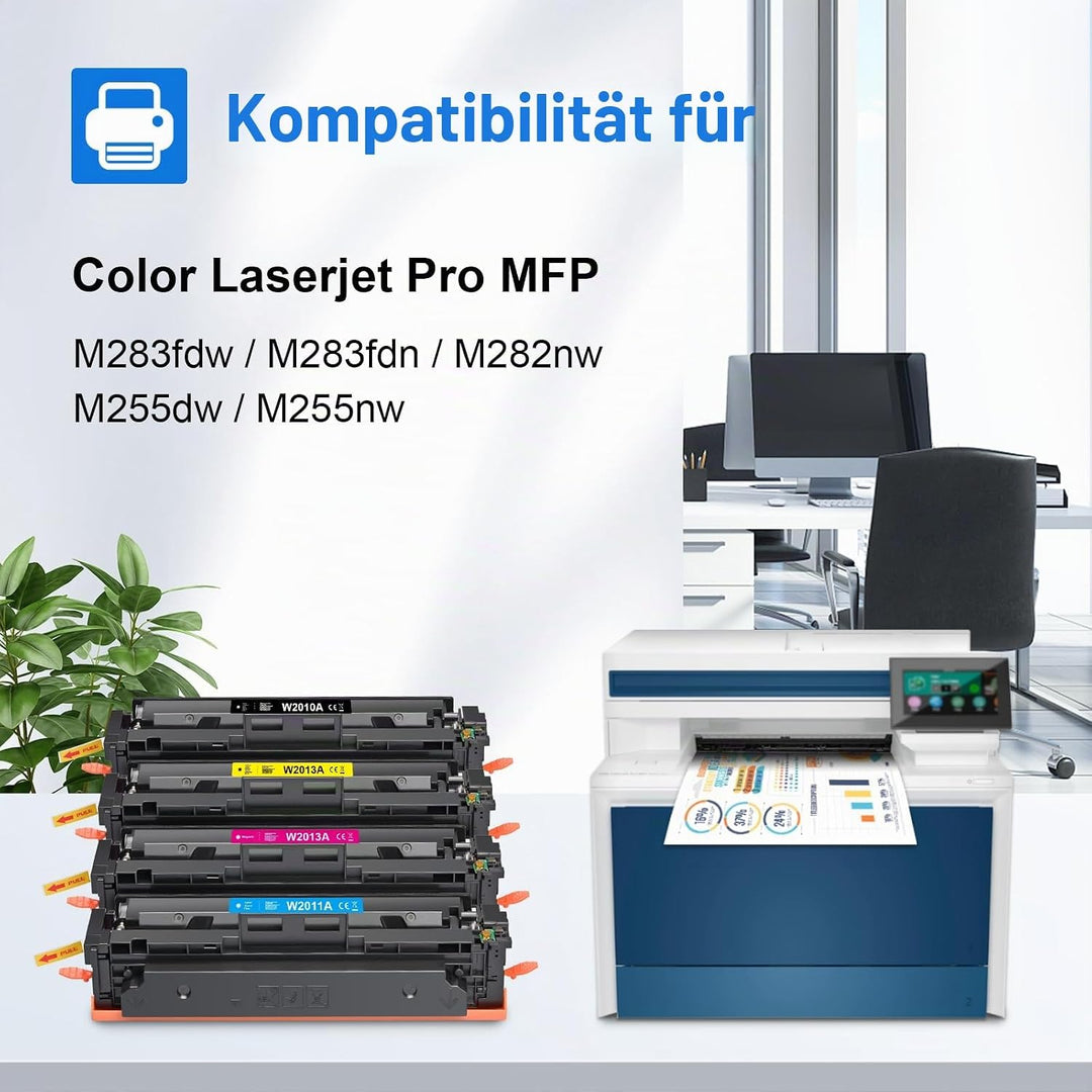 MYCARTRIDGE 207A Toner ( MIT CHIP ) Ersatz für HP 207A 207X kompatible für hp Color LaserJet pro MFP